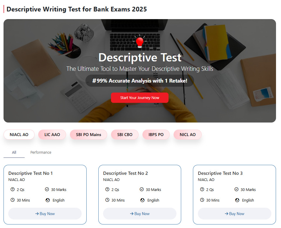 Descriptive test