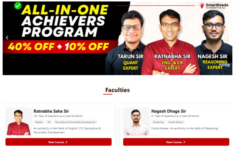 Video Course for bank exams