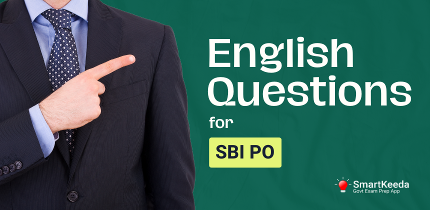 english questions for sbi po 2019