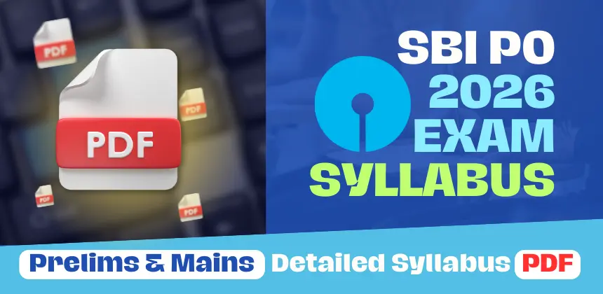 SBI PO Syllabus 2026