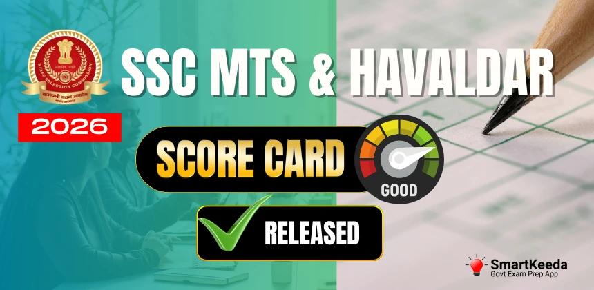 SSC MTS and Havaldar Score Card 2026